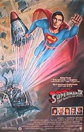SUPERMAN IV original issue rolled 1-sheet movie poster