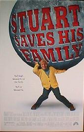 STUART SAVES HIS FAMILY original issue rolled double sided 1-sheet movie poster