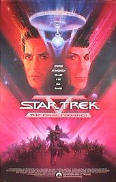 STAR TREK 5 original issue rolled Regular 1-sheet movie poster