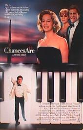 CHANCES ARE original issue rolled 1-sheet movie poster
