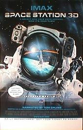 SPACE STATION-3D IMAX original issue rolled double sided 1-sheet movie poster