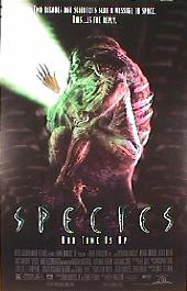 SPECIES original issue rolled double sided Regular 1-sheet movie poster