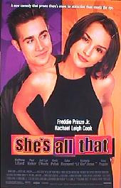 SHE'S ALL THAT original issue rolled 1-sheet movie poster