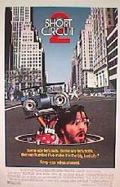 SHORT CIRCUIT 2 original issue rolled Regular 1-sheet movie poster