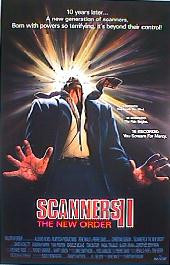SCANNERS II original issue rolled 1-sheet movie poster