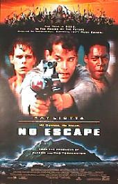 NO ESCAPE original issue rolled double sided 1-sheet movie poster