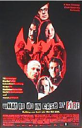 WHAT TO DO IN CASE OF FIRE original issue rolled double sided 1-sheet movie poster