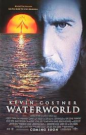WATERWORLD original issue rolled double sided  1-sheet movie poster