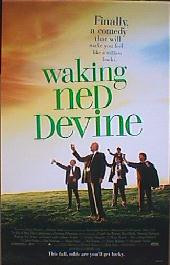 WAKING NED DEVINE original issue rolled 1-sheet movie poster