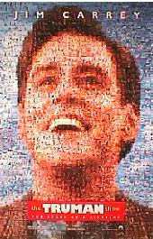 TRUMAN SHOW original issue rolled double sided advance 1-sheet movie poster