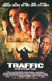 TRAFFIC original issue rolled double sided 1-sheet movie poster