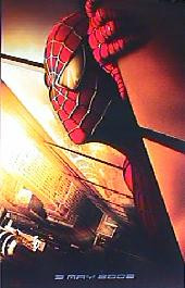 SPIDERMAN 2002 original issue rolled glossy advnace A 1-sheet movie poster