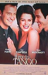 THREE TO TANGO original issue rolled 1-sheet movie poster