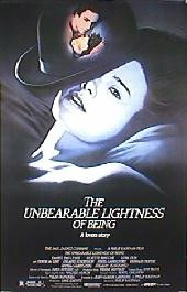 UNBEARABLE LIGHTNESS OF BEING original issue rolled 1-sheet movie poster