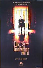 GODFATHER,THE III original issue rolled advance 1-sheet movie poster