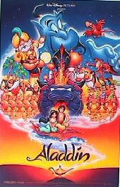 ALADDIN original issue rolled double sided regular 1-sheet movie poster