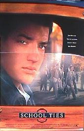 SCHOOL TIES original issue rolled 1-sheet movie poster