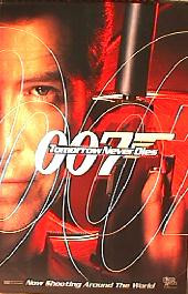 TOMORROW NEVER DIES original issue rolled double sided advance 1-sheet movie poster
