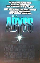 ABYSS original issue rolled regular 1-sheet movie poster