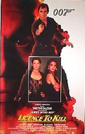 LICENSE TO KILL original issue rolled regular 1-sheet movie poster