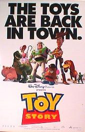 TOY STORY original issue rolled double sided advance 1-sheet movie poster