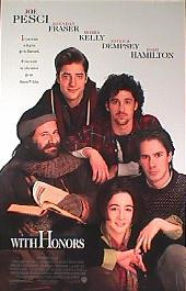 WITH HONORS original issue rolled double sided 1-sheet movie poster