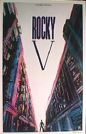 ROCKY 5 original issue rolled double sided advance A 1-sheet movie poster