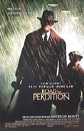 ROAD TO PERDITION original issue rolled double sided 1-sheet movie poster