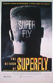 RETURN OF SUPERFLY original issue rolled 1-sheet movie poster