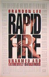 RAPID FIRE original issue rolled double sided 1-sheet movie poster