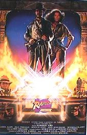 RAIDERS OF THE LOST ARK original issue rolled 10th anniversary 1-sheet movie poster