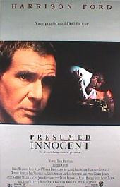 PRESUMED INNOCENT original issue rolled 1-sheet movie poster