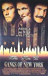 GANGS OF NEW YORK original issue rolled 1-sheet movie poster