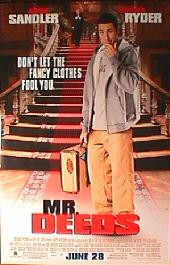 MR. DEEDS original issue rolled regular 1-sheet movie poster