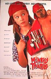 MONKEY TROUBLE original issue rolled double sided 1-sheet movie poster