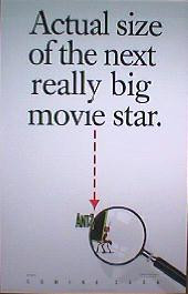 ANTZ original issue rolled double sided Advance A 1-sheet movie poster