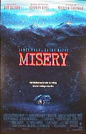 MISERY original issue rolled regular 1-sheet movie poster