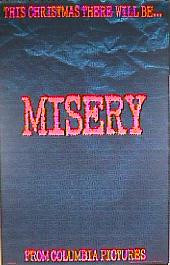 MISERY original issue rolled advance 1-sheet movie poster