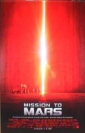 MISSION TO MARS original issue rolled double sided regular 1-sheet movie poster