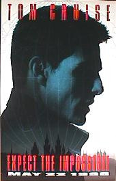 MISSION IMPOSSIBLE original issue rolled double sided advance 1-sheet movie poster