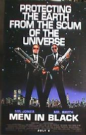 MEN IN BLACK original issue rolled double sided style B 1-sheet movie poster