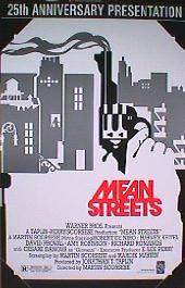 MEAN STREETS original issue rolled 25th Anniversary 1-sheet movie poster