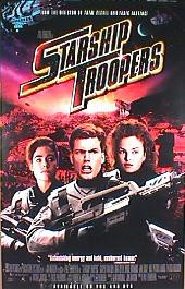 STARSHIP TROOPERS original issue rolled Video 1-sheet movie poster