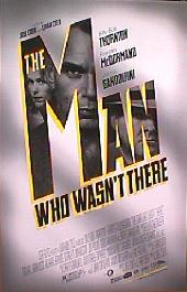 MAN WHO WASN'T THERE original issue rolled 1-sheet movie poster