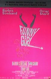 FUNNY GIRL original reissue rolled 1-sheet movie poster