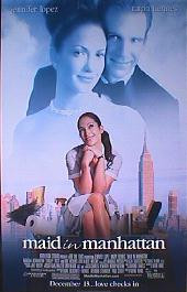 MAID IN MANHATTAN original issue rolled style B 1-sheet movie poster