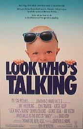 LOOK WHO'S TALKING original issue rolled 1-sheet movie poster