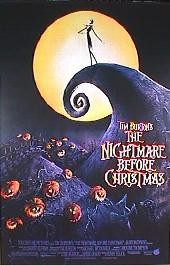 NIGHTMARE BEFORE CHRISTMAS original art Reprint 1-sheet movie poster