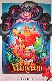LITTLE MERMAID original issue rolled International 1-sheet movie poster