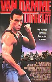 LIONHEART rolled British 1-sheet movie poster